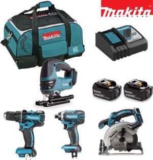 MAKITA 18V 5.0Ah ACCUSET COMBIPACK COMBISET FST805