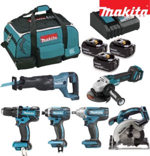 MAKITA 18V 5.0Ah ACCUSET COMBIPACK COMBISET FST806