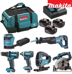 MAKITA 18V 5.0Ah ACCUSET COMBIPACK COMBISET FST807