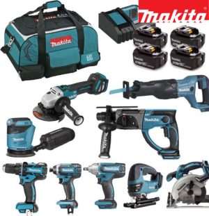 MAKITA 18V 5.0Ah ACCUSET COMBIPACK COMBISET FST808