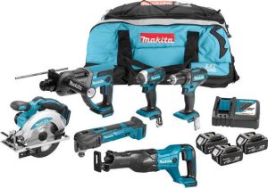 Makita Accu Combiset DLX6038T - 18 V - Combiset - Voor Divers Zaag-