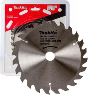 Makita D-03333 Handcirkelzaagblad - 165 x 20 x 24T - Hout