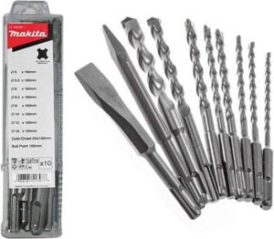 Makita D-41470 Hamerboorset 10-delig SDS-Plus set