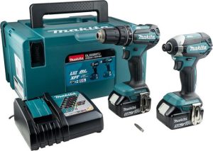 Makita DLX2283TJ 18V Li-Ion brushless combiset (2x 5.0Ah accu) (DHP485 (klop)boor-/schroefmachine)(DTD153 slagschroevendraaier)