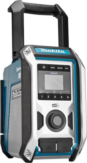 Makita DMR115 accu bouwradio - FM DAB/DAB+ Bluetooth - Bass subwoofer - voor 10