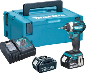 Makita DTD154RTJ 18V Li-Ion accu slagschroevendraaier set (2x 5.0Ah accu) in Mbox - koolborstelloos