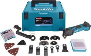 Makita DTM51ZJX3 Multitool - Oscillerend - 18 V - Incl. koffer en 16 accessoires - Losse Body (geleverd zonder accu en lader)