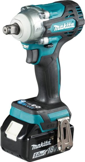 Makita - DTW300T1J - 18V - accu - 1/2" - slagmoersleutel - 1x 5.0Ah - in Mbox - zonder oplader