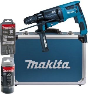 Makita HR2631FT13 Combihamer verwisselbare Boorkop + Boorset