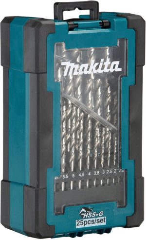 Makita Metaalborenset 25-dlg HSS-G - D-67555