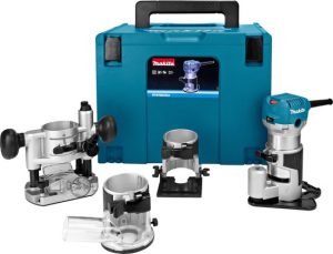 Makita RT0700CX3J bovenfrees / kantenfrees / trimmer in Mbox - 710W